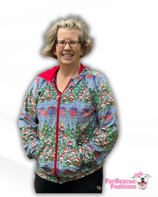 2025 Get Merry - Christmas Matching Human Hoodie (Any Pattern Available)