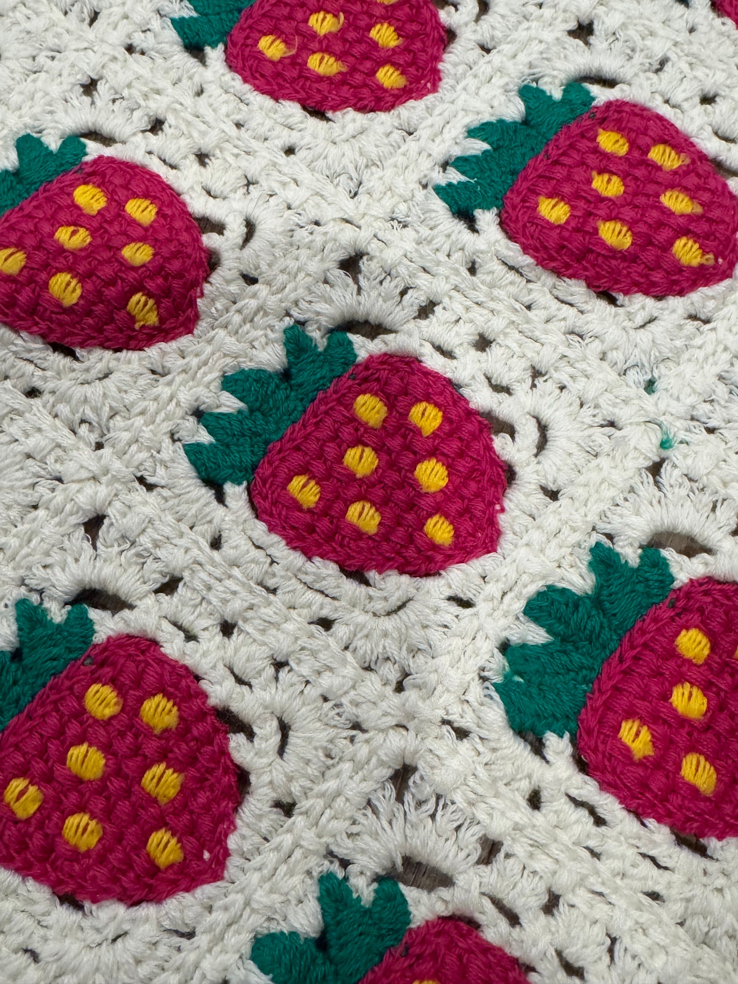 Berry Cute Dog Croche Bandana for Big Dogs