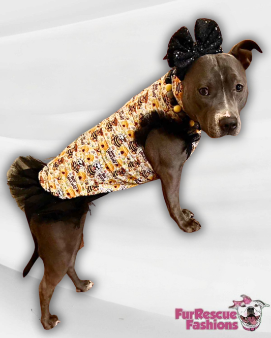 2026 Spring Dog Shirt With Tulle Accent (Available in any pattern)
