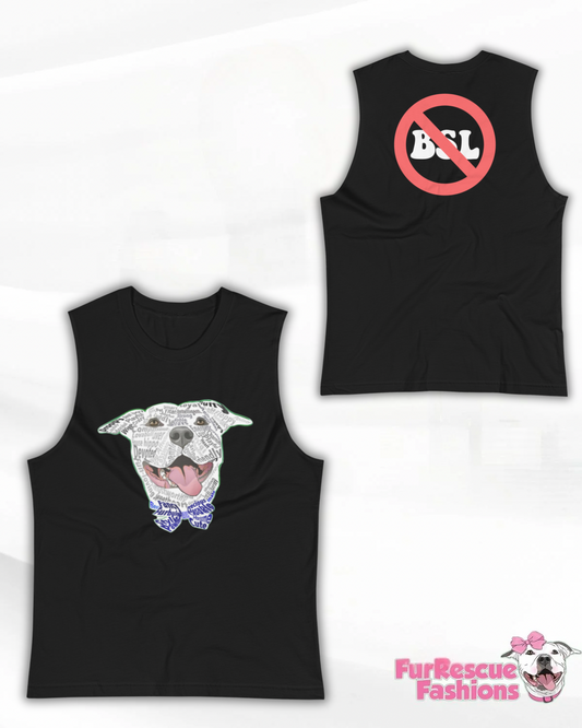 Pittie PAWfection: A Love List Unisex Muscle Tank - Boy