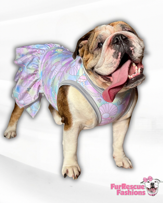 Diva In the Making Dog Pajama with Silver Trim