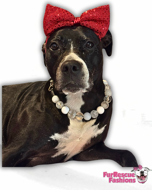 Christmas Doggie Bow Headband (Different colors available)
