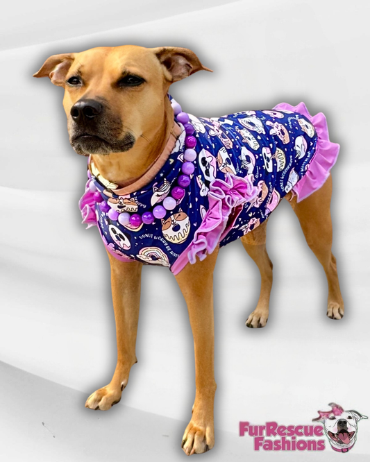 2026 Spring Dog Shirt With Ruffles On the Booty (AVAILABLE IN ANY PRE-ORDER PATTERN)