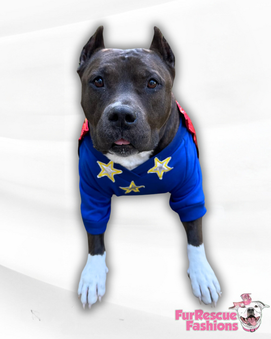 SuPAW Hero Dog Shirt With Detachable Cape