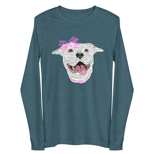 Pittie Perfection: A Love List (Girl) - END BSL Unisex Long Sleeve Jersey