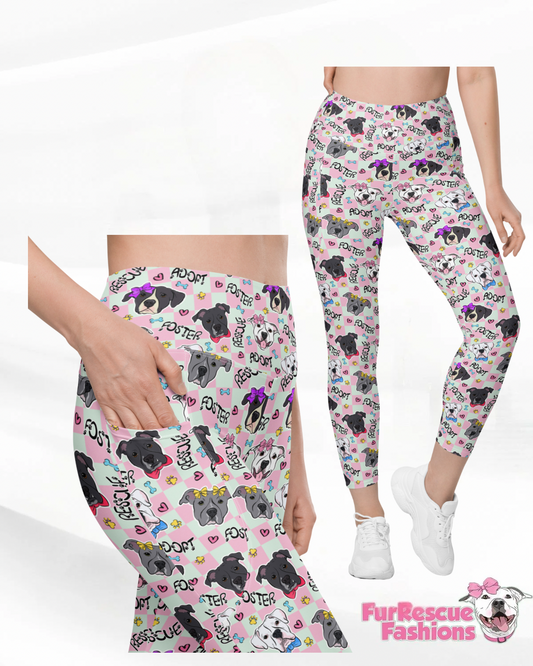 All Over-Print Leggins With Side Pockets (Choose your pattern)