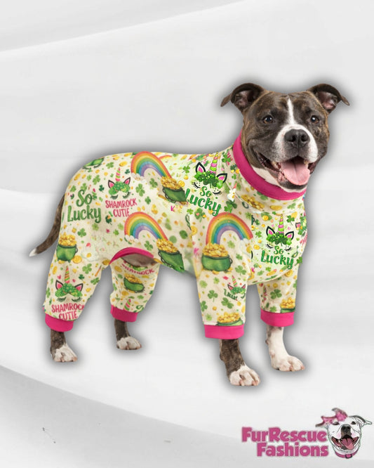 St. Pawtricks & Easter 4 Legged PAWjamas with Turtle Neck (Available in any pattern)