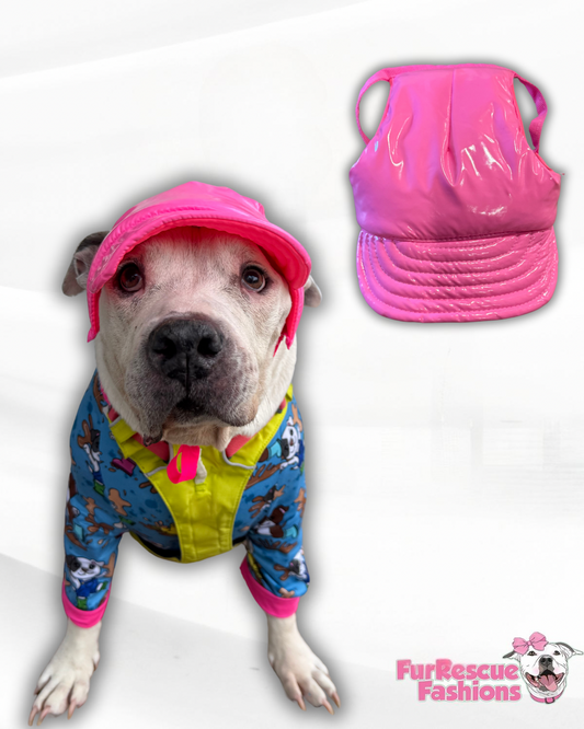 Marshmallow Pink Waterproof Dog Hat