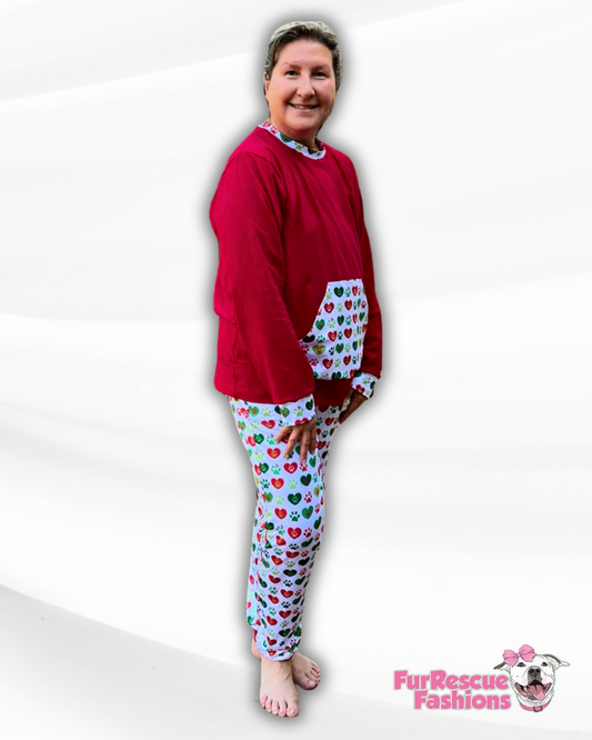 2025 Christmas in July Human Pajamas Sets (Pants & Matching top)