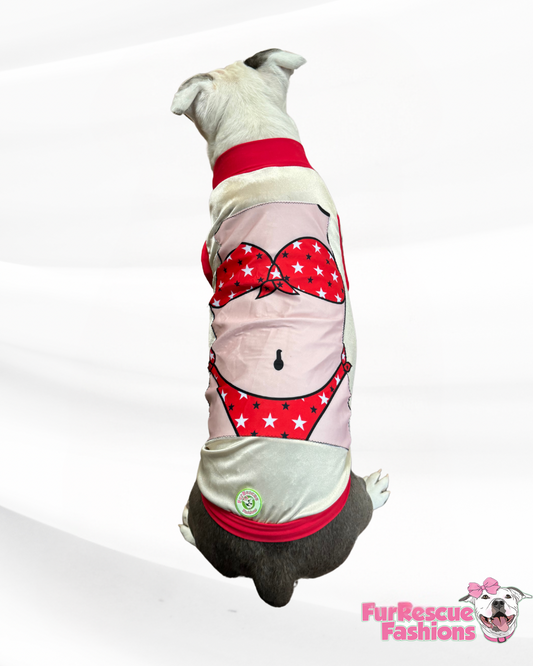 Girl Bikini Body UV50 Dog Shirt