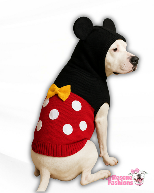 Cozy Minnie-Mania Knit Dog Vest