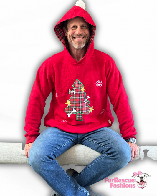 Paw-liday Tree Human Hoodie