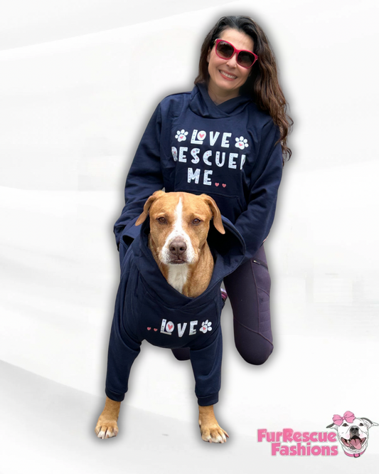 Human Hoodie Love Rescued Me