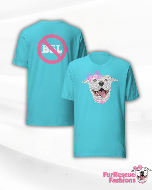 Pittie Perfection: A Love List (Girl) - END BSL Unisex T-Shirt