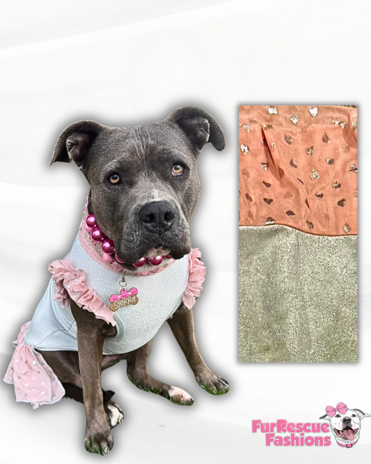 Sweetheart Sparkle Ruffle Dog Dress