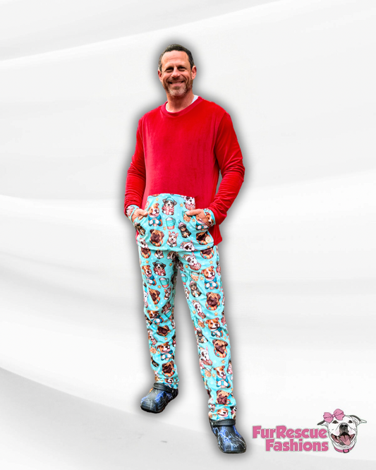 Love At First Frost Human Pajamas Sets (Pants & Matching top)