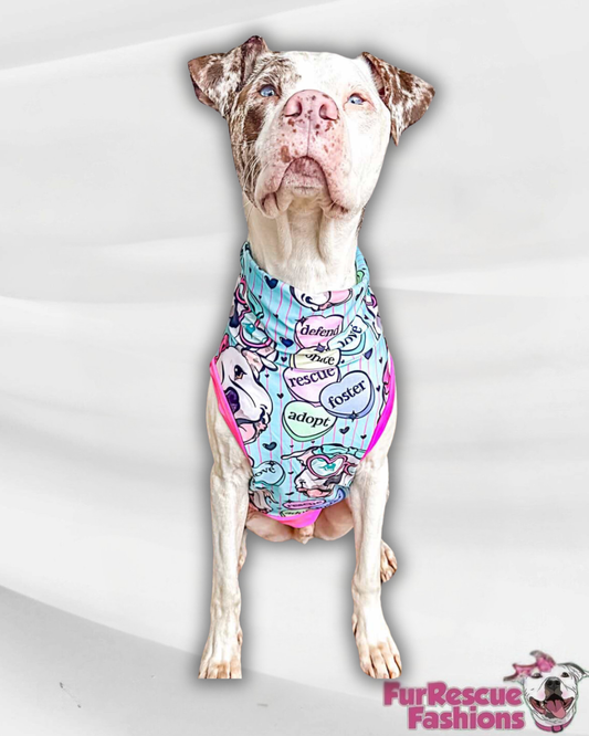 Cieloās Legacy - Aqua Pajama with Fuchsia Neck & Trim/Sleeves