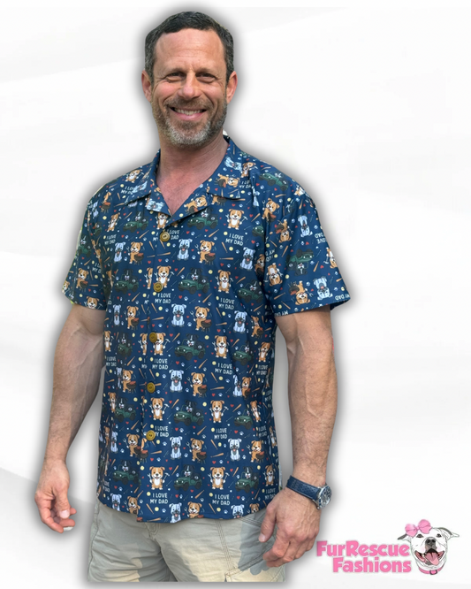 Unisex Human Matching Hawaiian Shirt in UV50 fabric