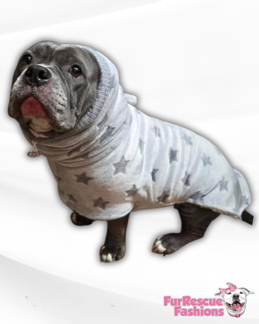 Velvet Stars Luxury Fleece Winter Cape With Snood & Sherpa Lining (Pink & Silver Options)