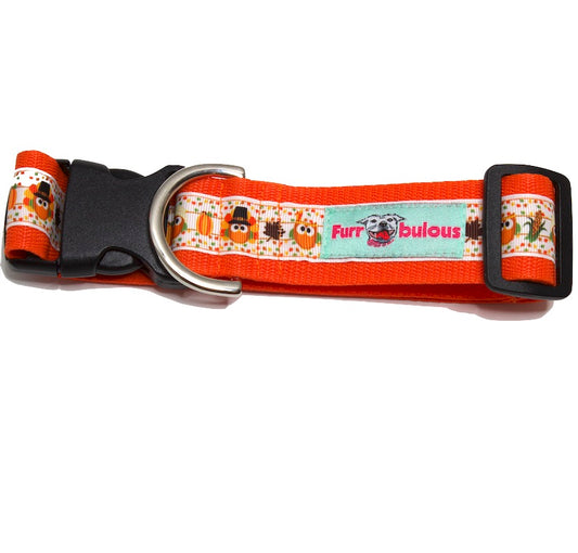 Fall - Autumn Dog Collars - 1.5"