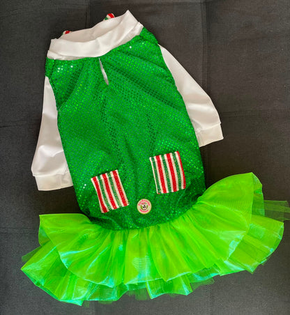 Christmas Candy Shop Sparkle Dog Tutu Dress