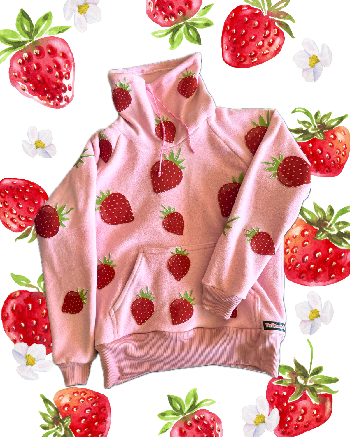 Matching StrawBerry Bliss Human Pullover (Made To Order)