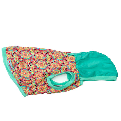 Groovy Blooms with Aqua Neck & Trim/Sleeves (Classic Fabric) (Copy)