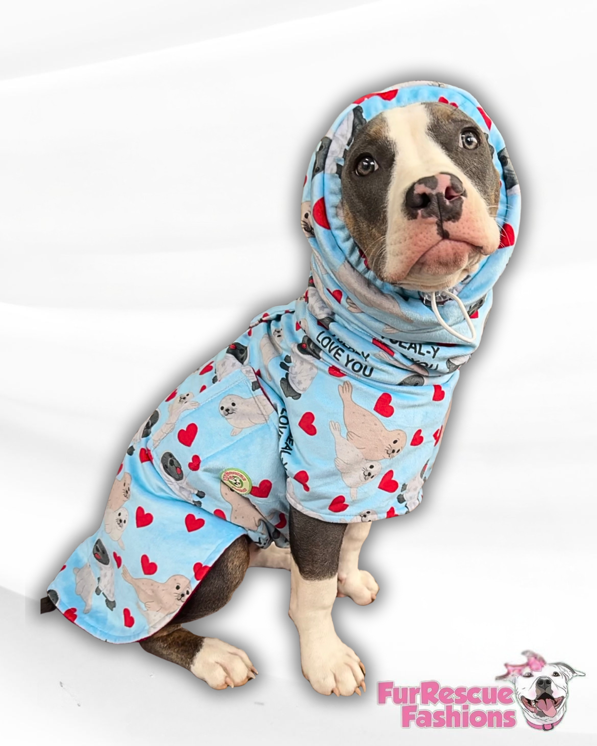 My Fur-Ever Valentine Cape With Snood & Fleece Lining (Available in Any Pattern)