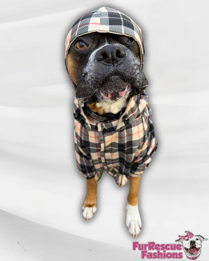 Classic Chic Barkberry Plaid Rain Jacket - Cape - Vest