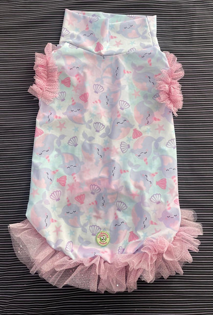2026 Summer Dog Shirt With Tulle Accent (Available in all patterns)
