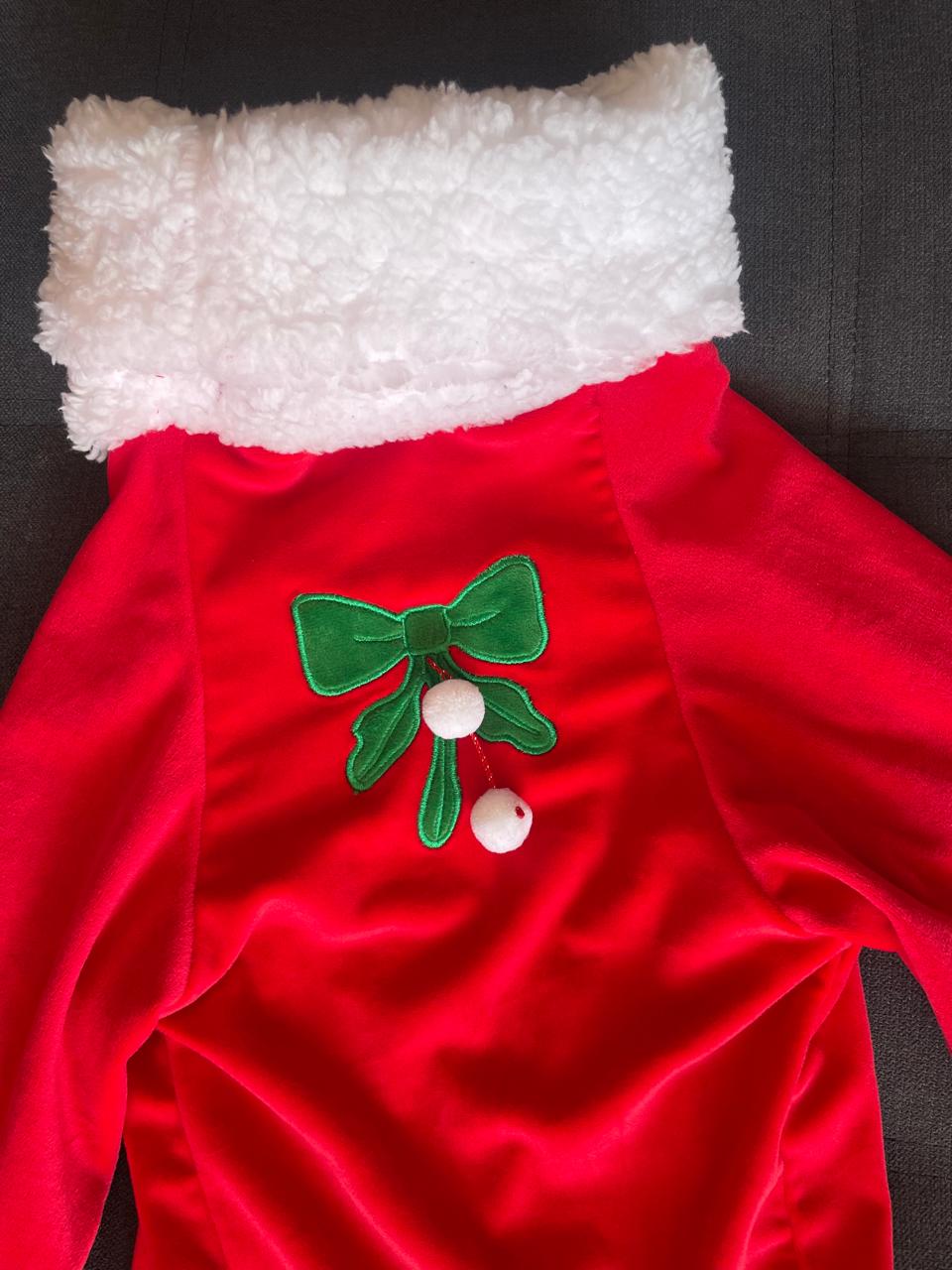 Santa’s List PAWjamas with Swappable Patches (Nice-Naughty-I Tried)