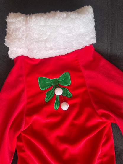 Santa’s List PAWjamas with Swappable Patches (Nice-Naughty-I Tried)