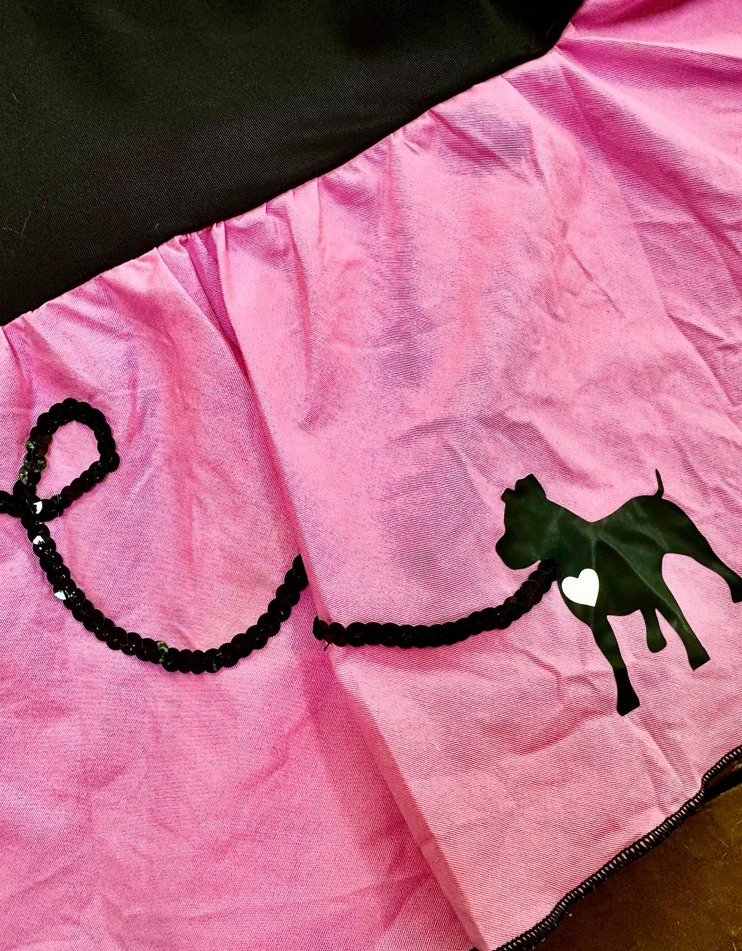 50s Pittie Poodle Skirt Dog Dress & Bow – FurRescue Fashions 50s Pittie Poodle Skirt Dog Dress & Bow – FurRescue Fashions