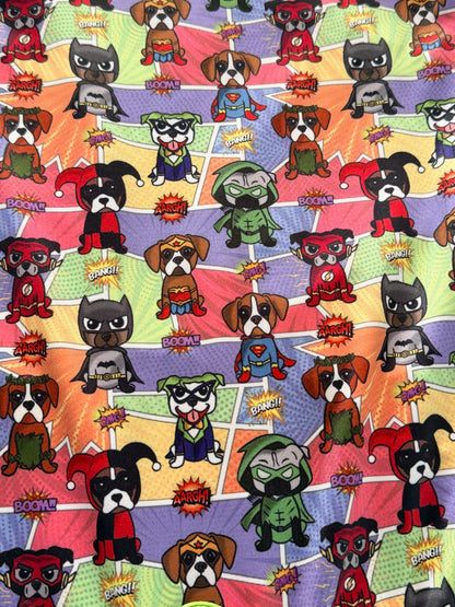 SuPAW heroes besties Dog Dress With Ruffle / With Sleeves or Sleeveless