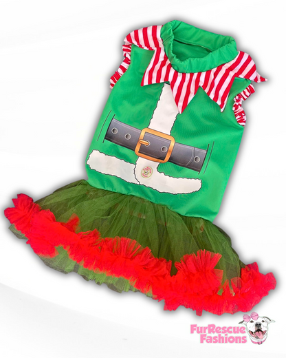 Elf Squad Dog Dress