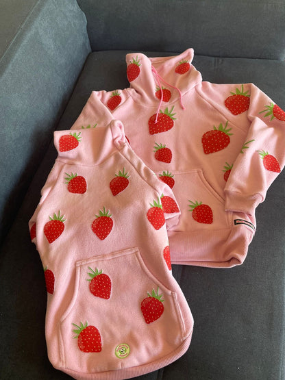 StrawBerry Bliss Dog Pullover (Made to order)