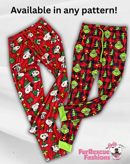 Ultra-Luxe Christmas Unisex Human Pants (Available in any pattern)