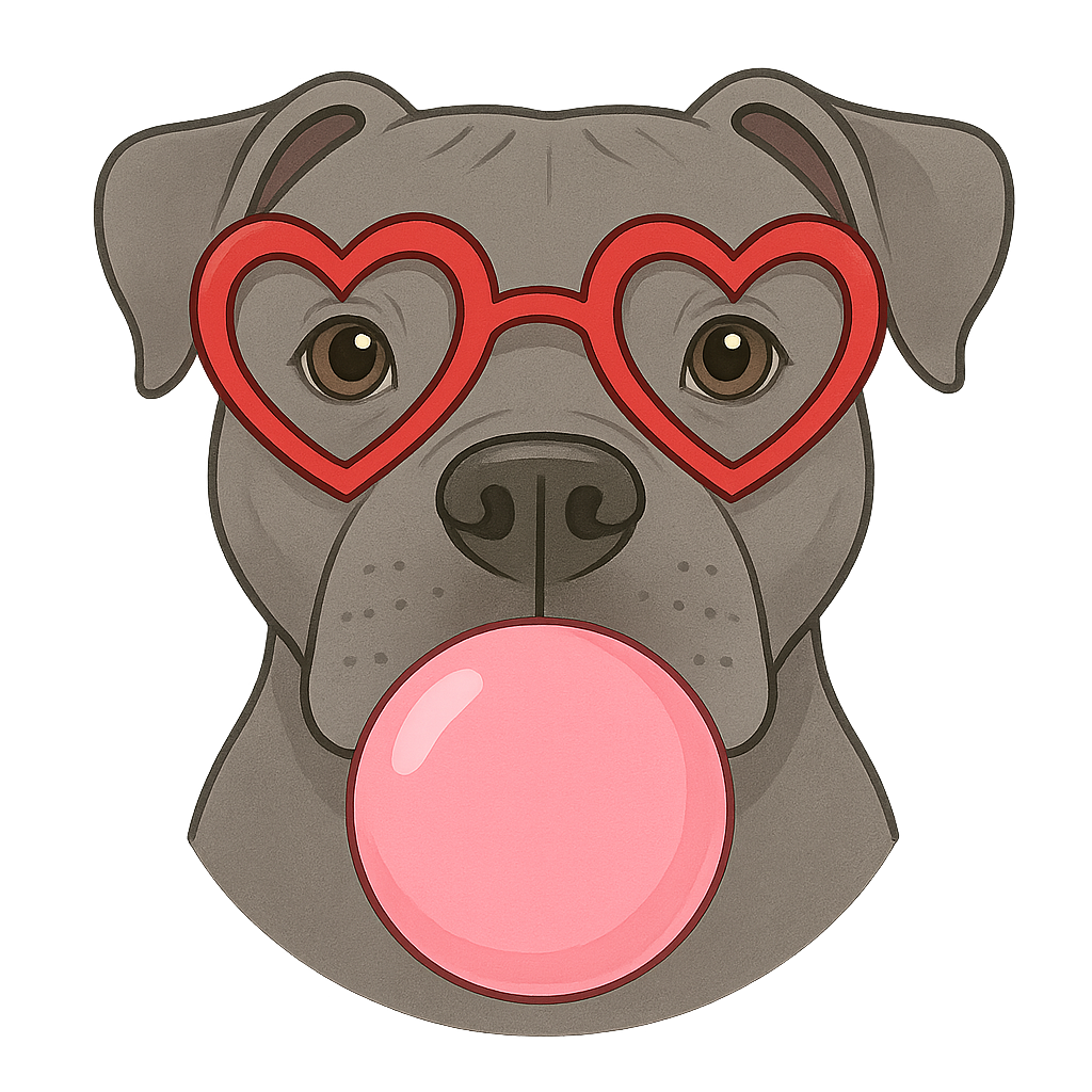 I Chews You - Pup With Bubblegum Unisex T-Shirt