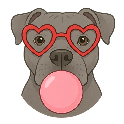 I Chews You - Pup With Bubblegum Unisex T-Shirt