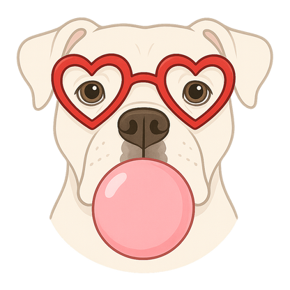 I Chews You - Pup With Bubblegum Unisex T-Shirt