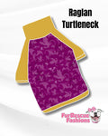 Dragons - Purple Dog Pajama with Gold Trim, Neck & Sleeves