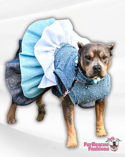 The Hamptons Gala Dog Gown - 3 Styles WITH & WITHOUT Attachable Train