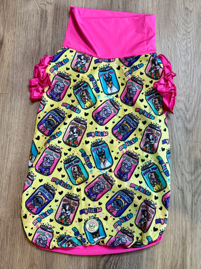 My Little Soda Pup Pajama with Hot Pink Neck & Trim/Sleeves