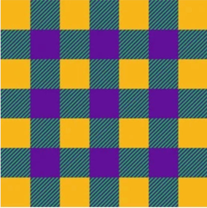 Mardi Gras Checkerboard Dog Pajama with Purple Neck & Trim/Sleeves