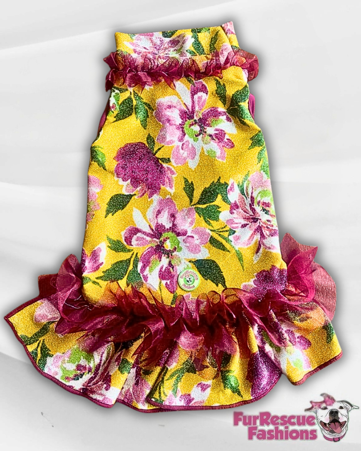 Golden Garden Dog Dress