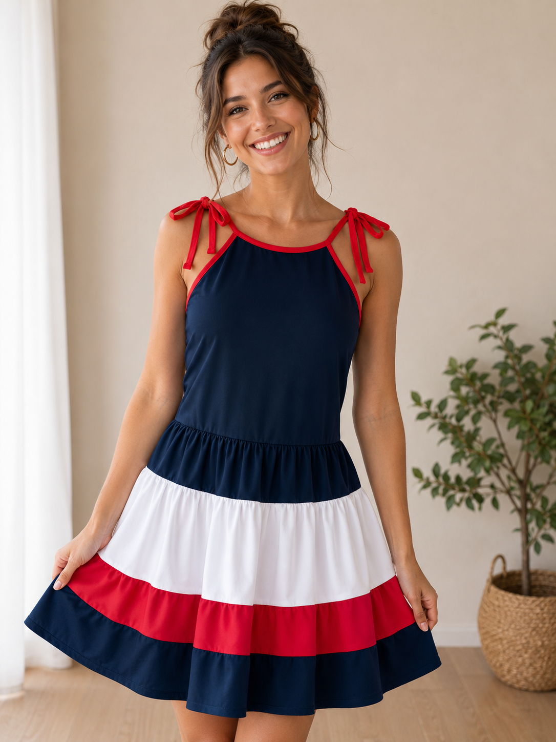 Americana Sweetheart Human Dress