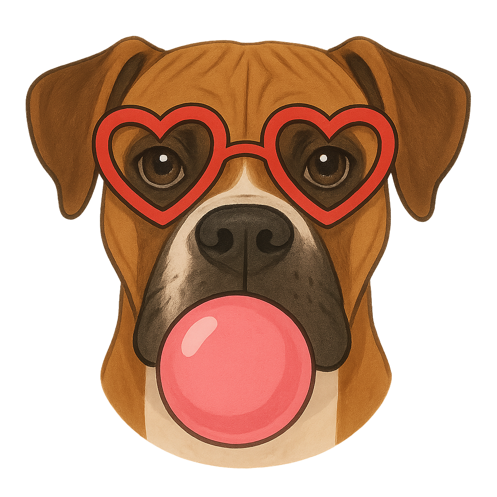 I Chews You - Pup With Bubblegum Unisex T-Shirt