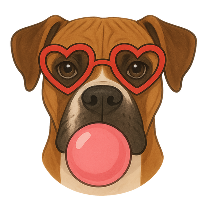 I Chews You - Pup With Bubblegum Unisex T-Shirt