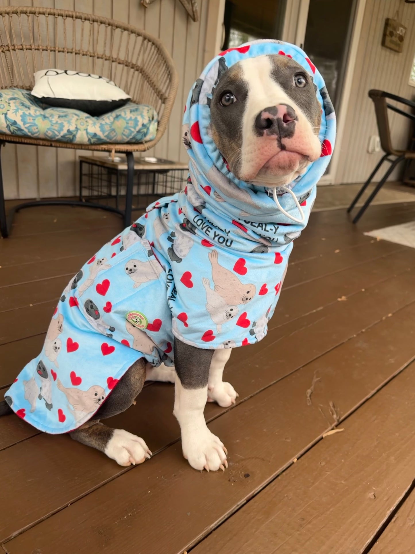 My Fur-Ever Valentine Cape With Snood & Fleece Lining (Available in Any Pattern)