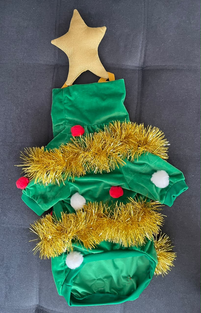 Christmas Tree Dog Outfit